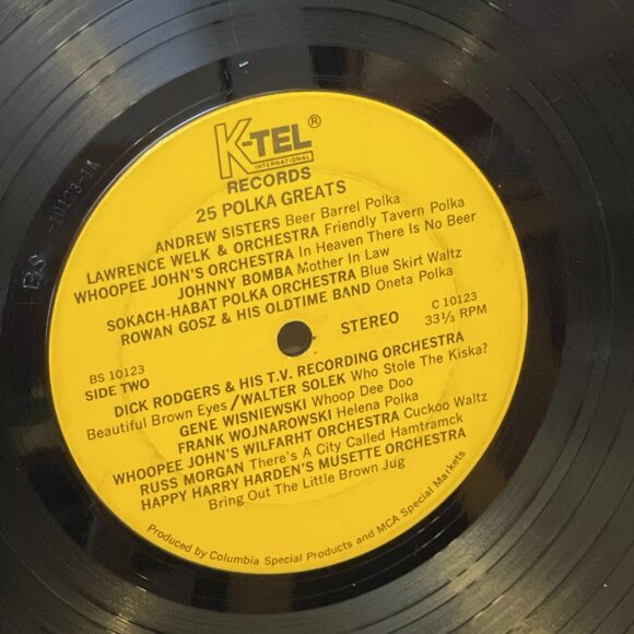 25 Polka Greats Vol. 1 (Vinyl, 1971) K-Tel International C 10123 Good+ LP - Picture 9 of 12